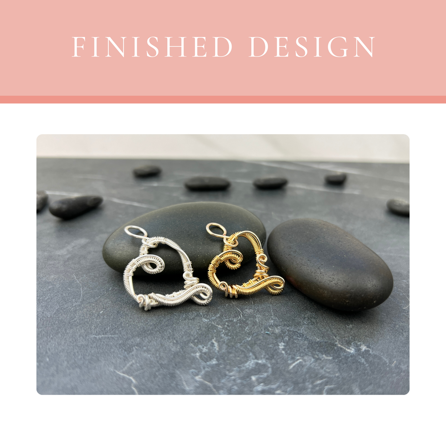 Wire Woven Heart Pendant - PDF Tutorial - Download Only