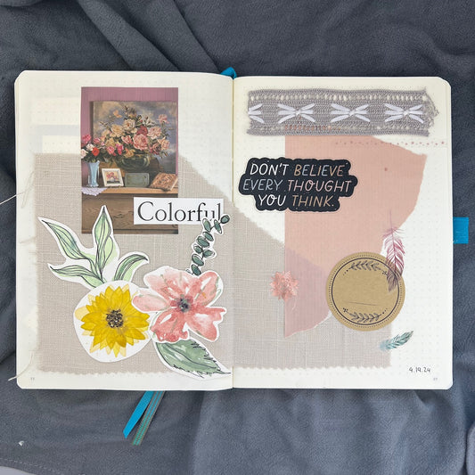 Collage Journaling: Crafting Intentions with Mindfulness