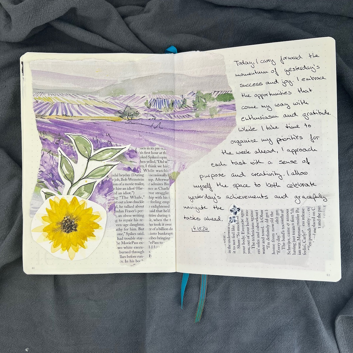 Collage Journaling: Crafting Intentions with Mindfulness
