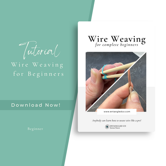 Wire Weaving Tutorial for Complete Beginners - Learn how to weave with wire - Download Only