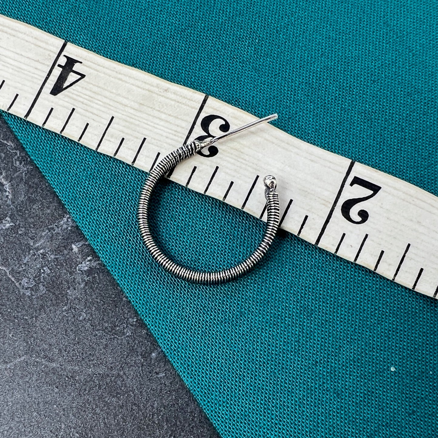 Wirewoven Hoop Earrings - Sterling and Fine Silver