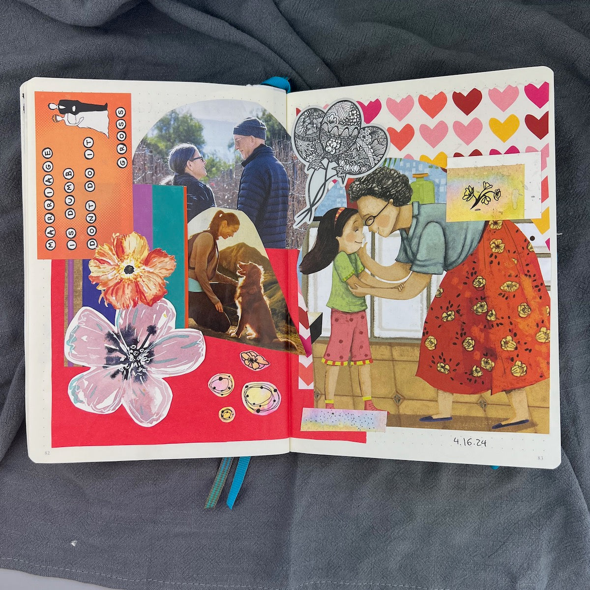 Collage Journaling: Crafting Intentions with Mindfulness