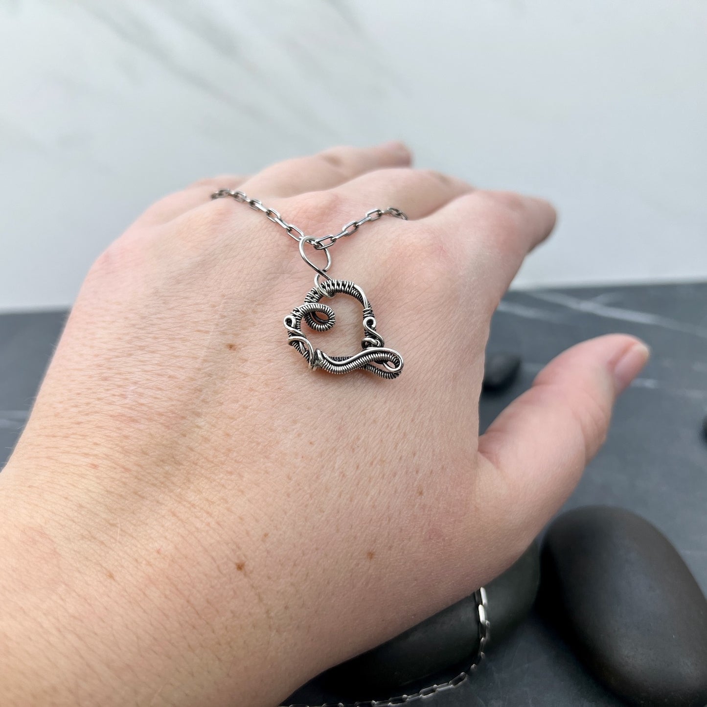 Sterling Silver Heart Pendant